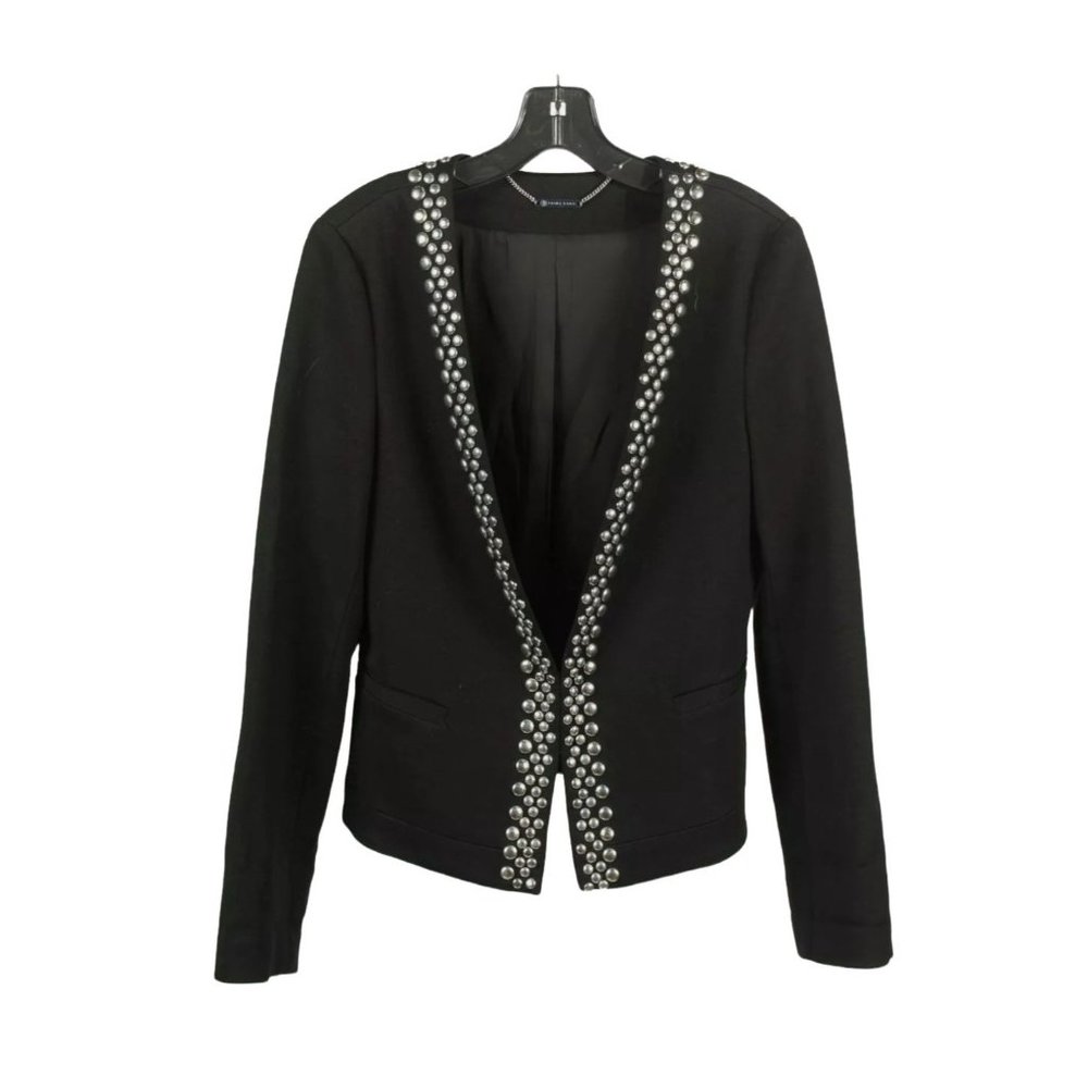 Trina Turk Women's Black Studded Jacket Size 6